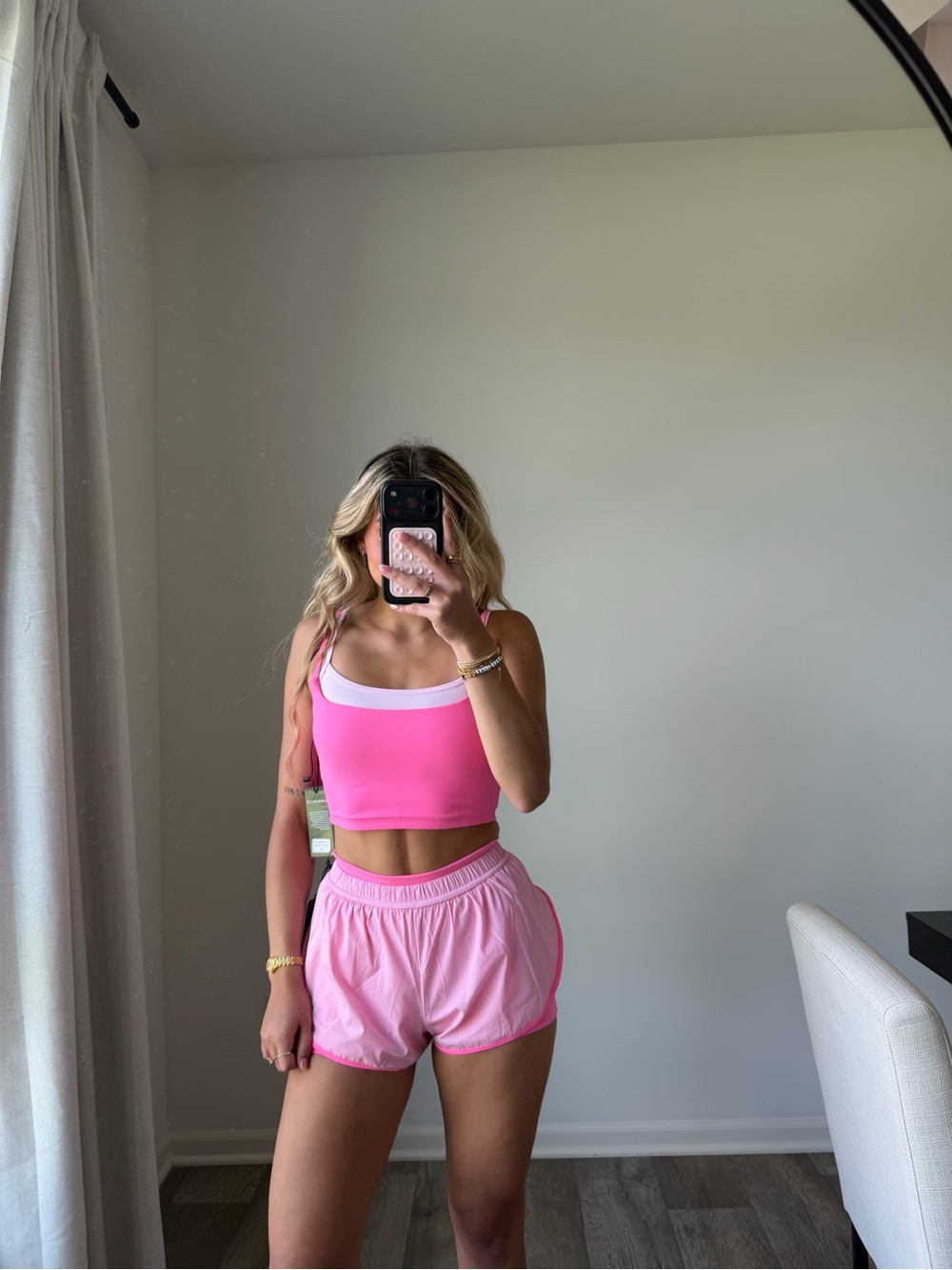 These three double layered hot pink set - Picture 6 of 16